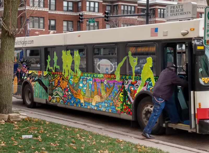  photoshopped image of mural on side of bus 