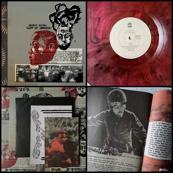 album art showed in 4 sections.